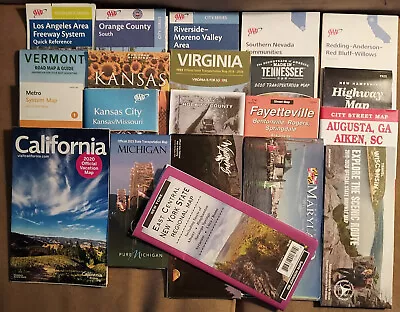 GROUP OF 21 Mostly Recent AAA And Official State Highway Maps YYY • $5.99