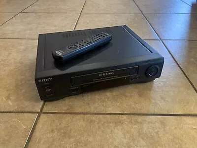 Sony SLV-679HF Hi-Fi Stereo VCR VHS Player Recorder With Remote Tested And Worki • $63