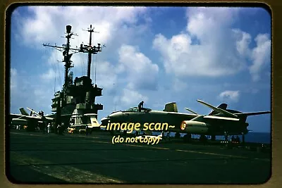Navy USS Forrestal A3D Skywarrior Aircraft 135417 Mid 1950s Original Slide M23a • $39.99