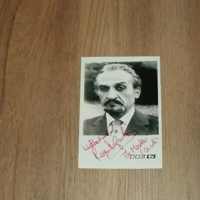 £5 • Buy ROGER DELGADO DOCTOR WHO THE MASTER B/W AUTOGRAPH SIGNED 6 X 4 PRE PRINTED PHOTO