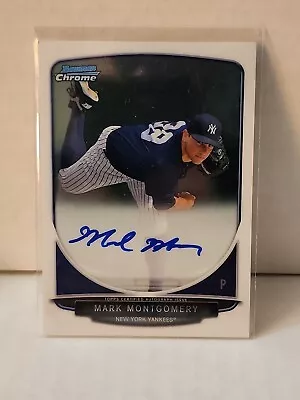 2013 Bowman Chrome Prospects Auto Mark Montgomery #BCP-MM Auto • $6.32