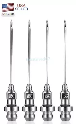 4 Pack Grease Injector Needle 18 Gauge Nozzle Bearing Sealed Joint Dispenser • $13.44