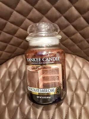 Yankee Candle Chocolate Layer Cake 2016 Large 623g  HTF • £38