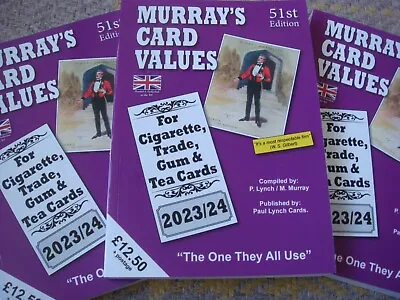 **new**murray's Cigarette trade Gum & Tea Card Values 2023/24 £12.48 + Postage • £12.48