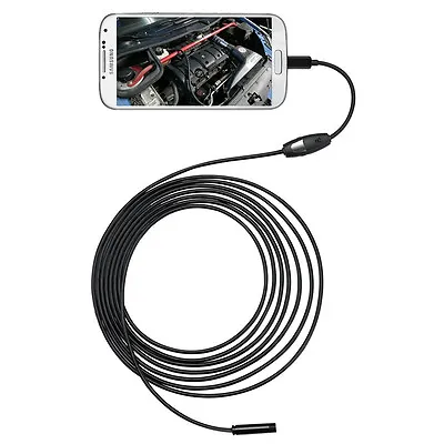 6.6FT 6LED Android Endoscope Waterproof Inspection Camera Micro USB Video Camera • $12.92