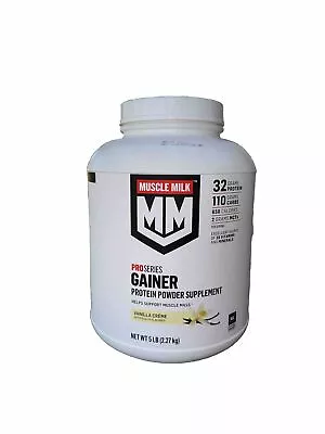 Muscle Milk Gainer Blend Whey Protein Powder Kosher Energy Muscle Mass 5 Pound • $22