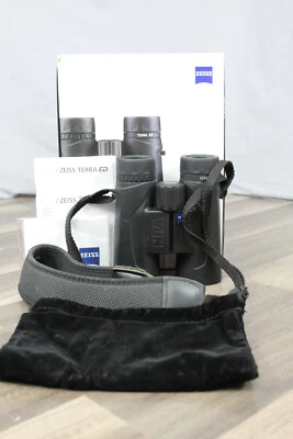 $350 • Buy ZEISS Terra ED 10x42 Binoculars Gray W/ BAG & BOX
