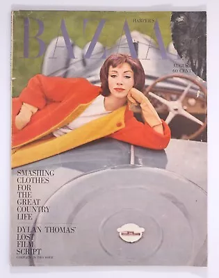 Vintage HARPER'S BAZAAR Magazine US August 1959 Richard Avedon • $49.31