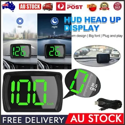Digital Speedometer Universal GPS Car HUD Head Up Display MP/H Speed Display AU • $15.85