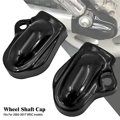 Gloss Black Rear Bar Shield Rear Axle Covers Cap Protector Fits For Harley V-Rod • $20.69