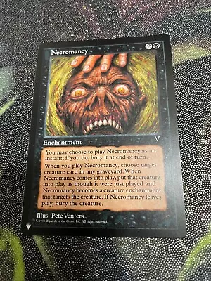 Necromancy The List (Visions Art) Mtg Magic Gathering • $13.11