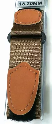 New Tan Bronze Nylon Fastwrap 16-20mm Watch Band Fits Timex Expedition/Ironman • $10.99