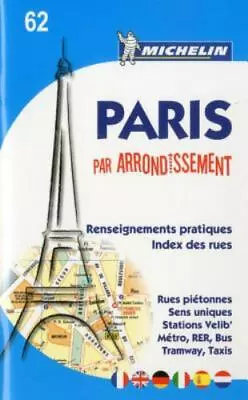 Michelin Map Paris By Arrondissements [saddle • $5.80