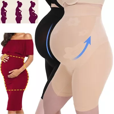 £14.79 • Buy Maternity Shapewear Seamless High Waist Support Pregnancy Pants For Dresses UK