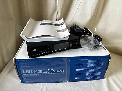 MOTU UltraLite-mk3 Hybrid USB / FireWire Audio Interface W/ Box • $200