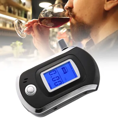 £7.59 • Buy Portable Police Breath Alcohol Analyzer LCD Digital Tester Breathalyzer Detector