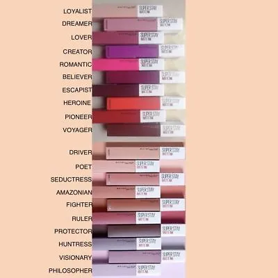 Maybelline Super Stay Matte Ink Liquid Lipstick ~ Choose From Over 30 Shades • $8.25