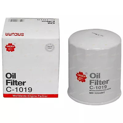 Sakura C1019 Engine Oil Filter - Substitute For Ryco Z313 + OE 1230A114 • $26.95