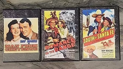 Roy Rogers - Man From Cheyenne Romance On The Range & South Of Santa Fe (DVD) • $13