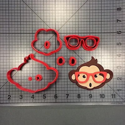 Cute Monkey 100 Cookie Cutter Set • $6.50