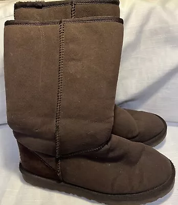 Ugg Australia Brown Suede Classic Tall Boots  Size 9 W #5815 • $19.95