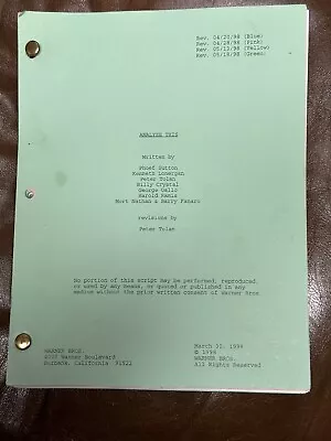 Original Movie Script Analyze This Robert De Niro Billy Crystal • $59