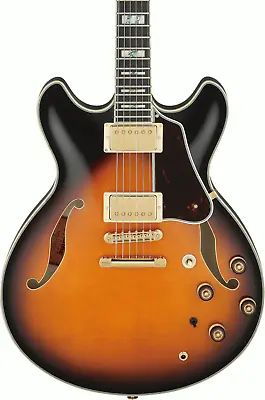 Ibanez AS2000 BS Prestige Electric Guitar W/Case - Brown Sunburst • $4094