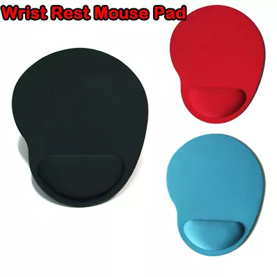 Non-Slip Mice Pad Mouse Mat With Silicone Wrist Rest Computer Laptop PC Mousepad • $7.10