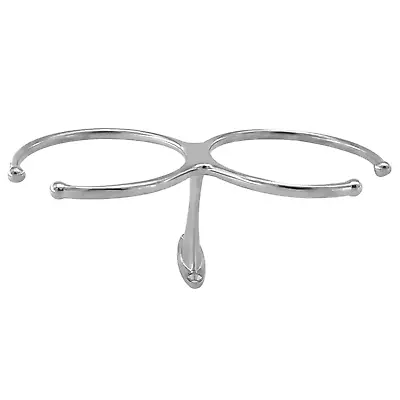 ISURE MARINE Boat Stainless Steel Open Double Ring Cup Holder Mount Stand  • $24.26