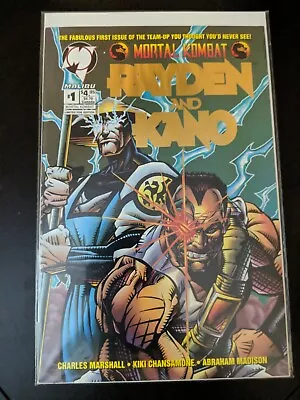 Mortal Kombat RAYDEN And KANO #1 Limited Gold Foil Edition VARIANT 1995 • $14.95