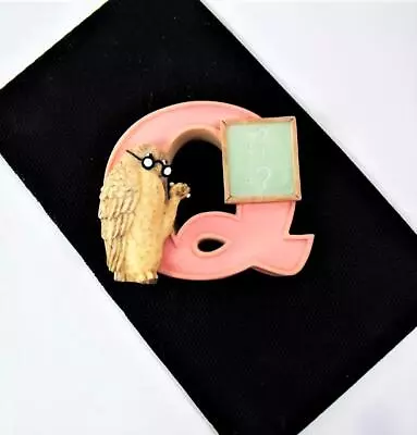 LETTER  Q  Classic Winnie The Pooh Disney Alphabet Letter Ceramic Michel & Co • $12.95