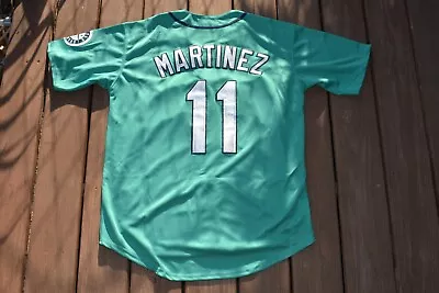 New! Edgar Martínez Teal Green Mariners Baseball Jersey Adult Men's XL • $45