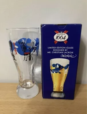 Kronenbourg 1664 Limited Edition Gift Boxed Half Pint Glass By Christian Lacroix • £3