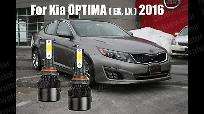 LED ForOPTIMA EX LX 2016 Headlight Kit 9005 HB3 6000K White CREE Bulbs Low Beam • $25.05