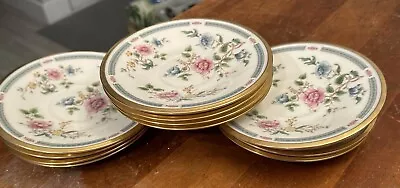 Vintage Lenox Morning Blossom Coffee Tea Cup Saucers Set 4. • $20