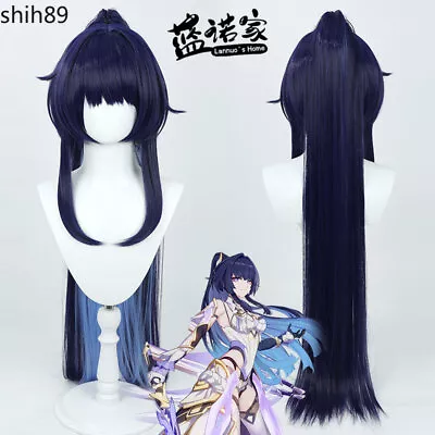 Honkai Impact 3 Raiden Mei Anime Cosplay Long Hair Wigs Party Hairpieces • $59.99