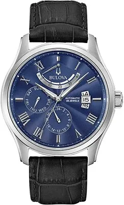 Bulova Men's Automatic 26-Jewel Day/Date Indicator 43mm Watch 96C142 • $320.99