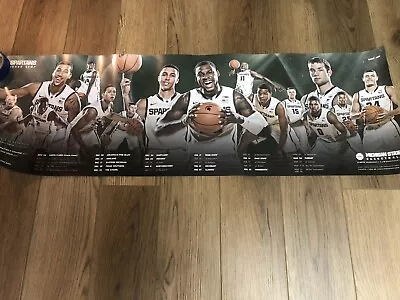 Michigan State Spartans Basketball 2014-2015 Team Schedule Poster Final Four • $10