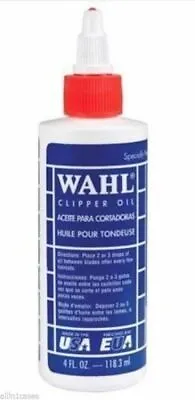 Clipper Oil Wahl Hair Clippers Trimmer Shaver Blade Lubricant Lube 4oz FREE P&P • £5.79