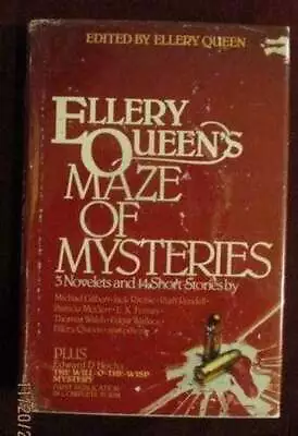 Ellery Queen - MAZE OF MYSTERIES - 1st • $7.95