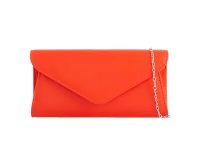 £15.99 • Buy Craze London Sara Faux Leather Envelope Womens Party Prom Ladies Clutch Bag