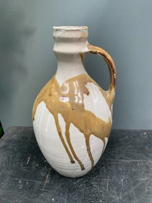 £8 • Buy Unusual Studio Pottery Flask
