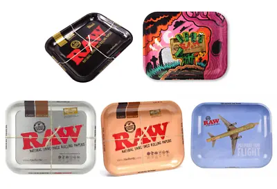 Raw Large Rolling Tray Gift Set Many Designs + RAW King Size Papers And Tips • £9.95