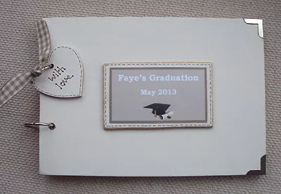 £13.85 • Buy Personalised.graduation A5  Photo Album/scrapbook/memory Book. Any Name Added 