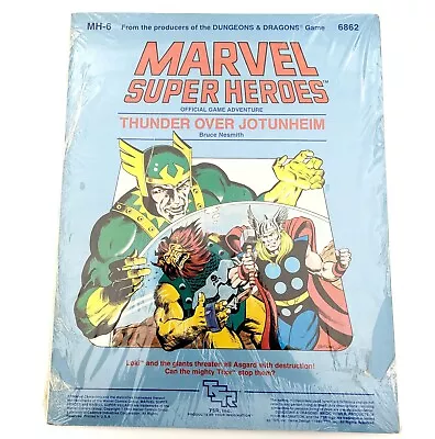 Marvel Super Heroes Adventure Thunder Over Jotunheim MH-6 6862 Shrink Wrap 1985 • $46