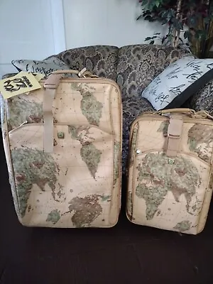$125 • Buy NEW, Vintage Luggage By Pegasus 27  Rolling Suitcase & 21  Rolling Carry On