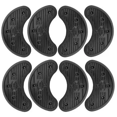 £6.08 • Buy 4 Pairs Of Non-slip Rubber Shoes Boots Sole Heel Repair Plate Taps Tips
