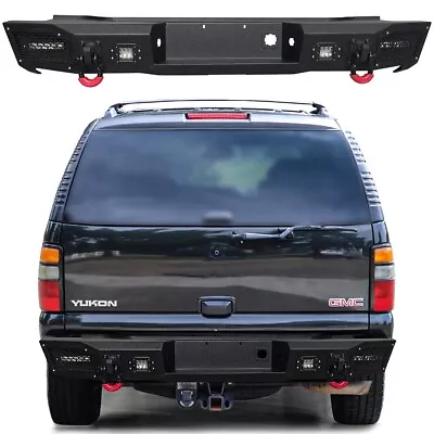 Vijay For 2000-2006 GMC Yukon XL 1500/2500 Steel Rear Bumper With LED Lights • $619.99