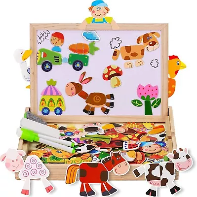 £14.99 • Buy Magnetic Educational Toys Game For Girls Boys Toddler Kids 3 4 5 Years Old Board