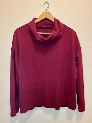 Womens Basque Petites 10 Skivvy Maroon High Neck • $15